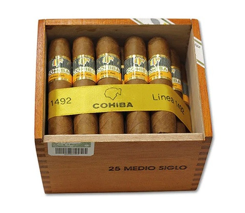 charuto autêntico cohiba medio siglo - charutos bh